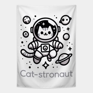 Purrfect Catstronaut Tapestry