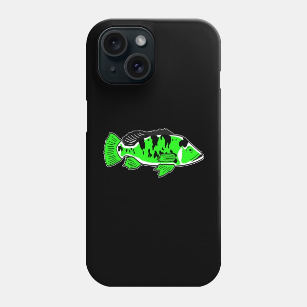 FISH PEACOCK BASS Phone Case by ricky_ikhtifar