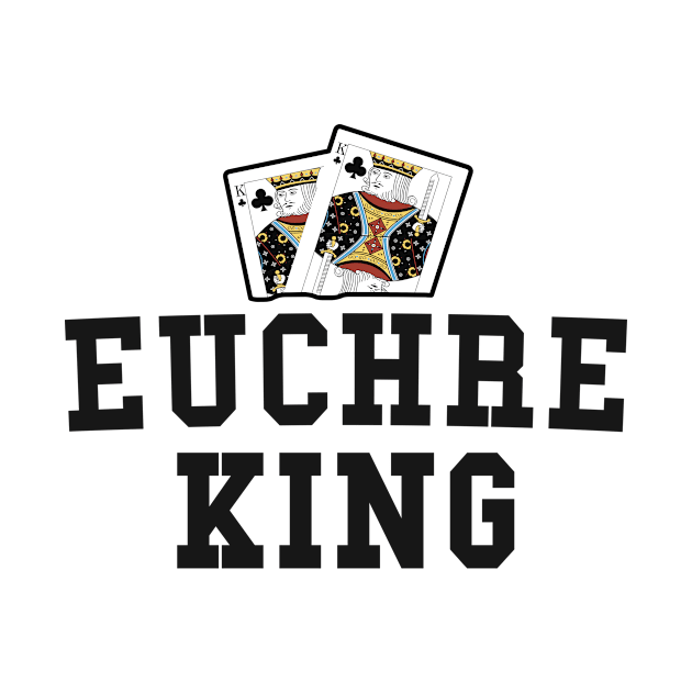 Funny Euchre Shirt For Men Euchre King Grandfather Gift by 14thFloorApparel