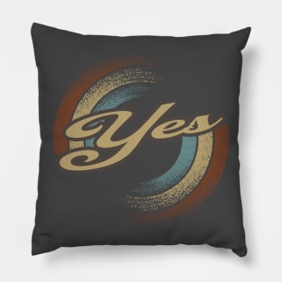 Yes Circular Fade Pillow