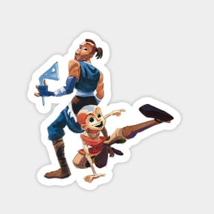 Aang and Sokka Magnet