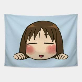 sleepy osaka peeker Tapestry