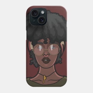 Black Woman Cute and Kinky Phone Case