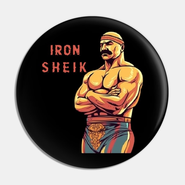 Iron Sheik Pin by Pixy Official