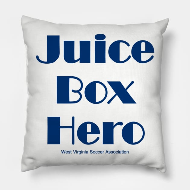 WVSA Juice Box Hero Pillow by wvsoccer