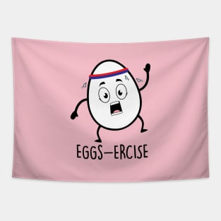 Eggs-ercise Pun Word Tapestry