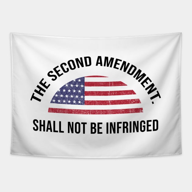 The Second Amendment - Shall not be Infringed Tapestry by Mandegraph