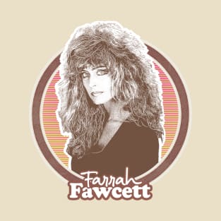 Farrah Fawcett // Retro Fan Art Design T-Shirt