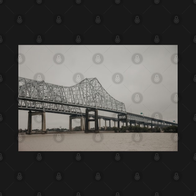 The Crescent City Connection bridge by LindsayVaughn