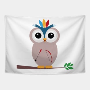 Little owl Tapestry