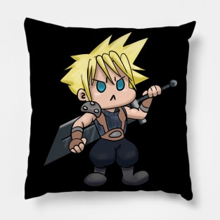 Chibi Cloud Kawaii Final Fantasy 7 Cloud Strife Pillow