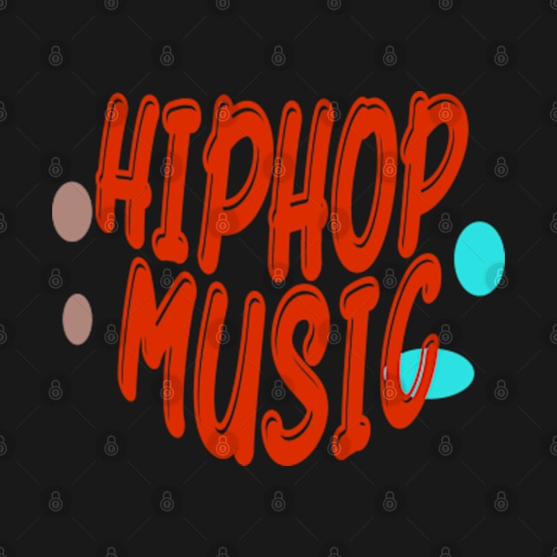 Artdrawing - hiphopmusic on red color by Rohimydesignsoncolor