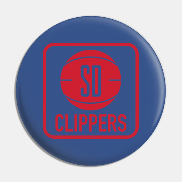 deadmansupplyco Vintage 70's-styled Basketball Decal - Los Angeles Clippers (Red) T-Shirt