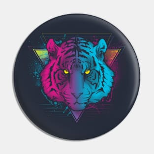 Big Cat Retro Tiger Pin