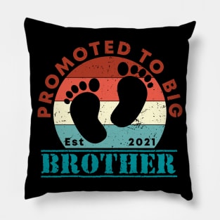 Vintage Promoted to Big Brother 2021 new Brother gift Big Brother Pillow