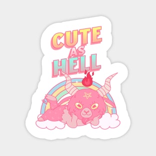 Cute As Hell Magnet