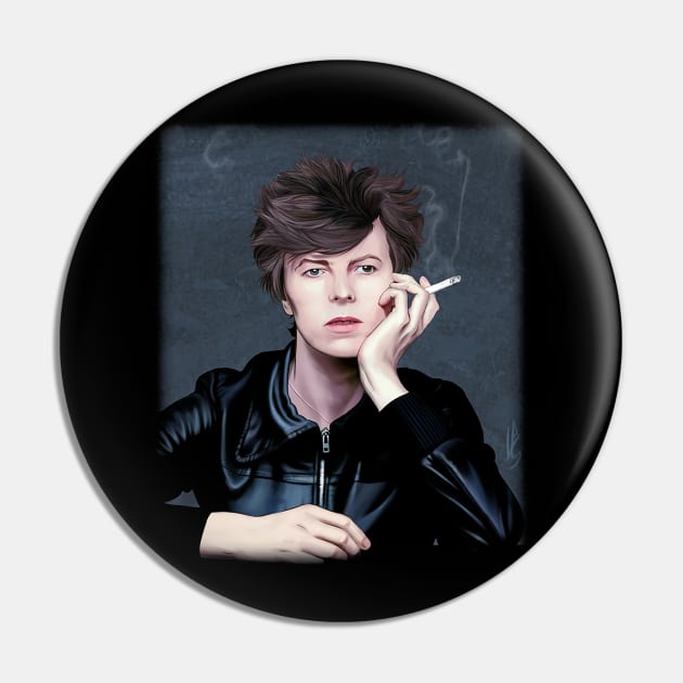 Young Bowie Pin by nikobabin