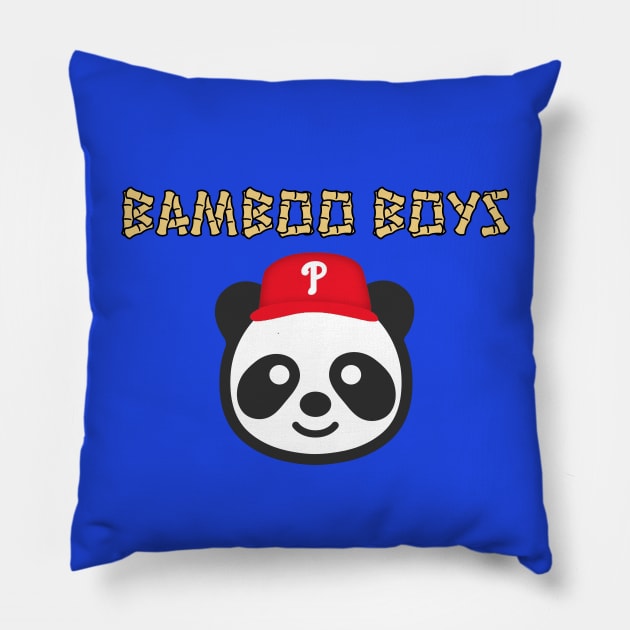 Bamboo Boys Pillow by Underground Sports Philadelphia