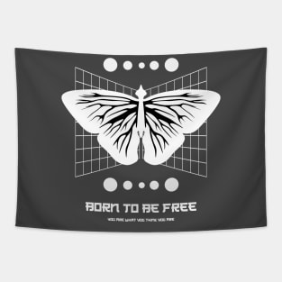 Born to Be Free Streetwear Tapestry