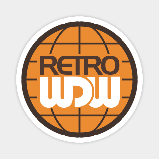 RetroWDW Globe Magnet by RetroWDW