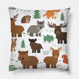 Cute cartoon forest animals Pillow