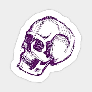 Skull Sketch Magnet