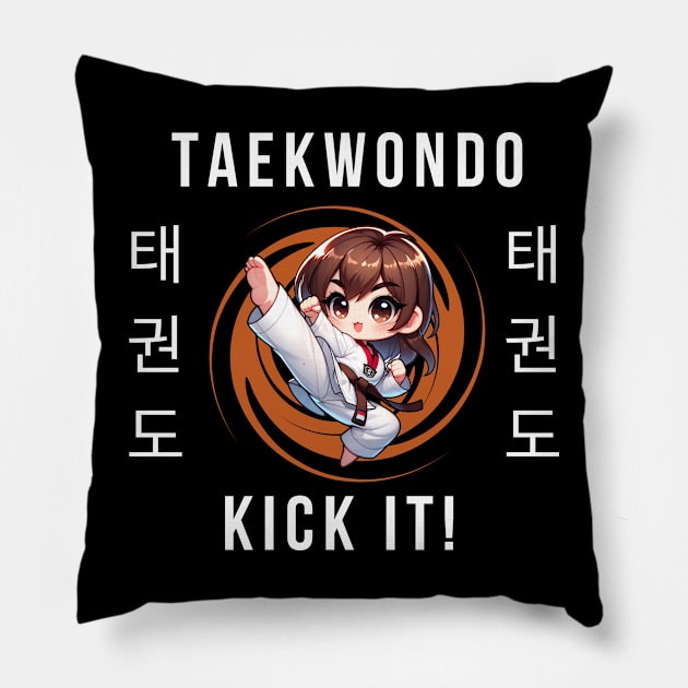 TAEKWONDO KICK IT! Pillow by GP SHOP