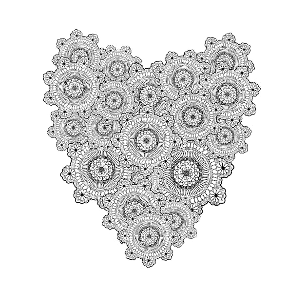 Mandala of the Heart by Harimau Design Co