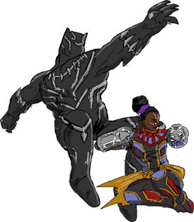 Black Panther Returns Magnet