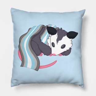 Demiboy Pride Possum Pillow