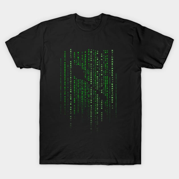 There Is No Spoon Matrix Style T-Shirt There Is No Spoon Matrix Style T-Shirt