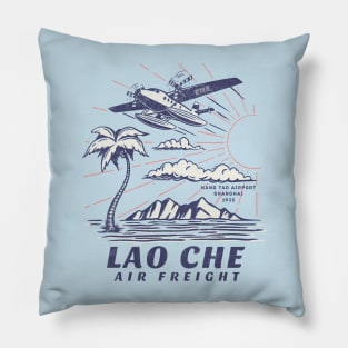 Lao Che Air Freight - 1935 - vintage logo Pillow