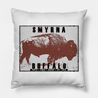 Smyrna Buffalo Logo Pillow