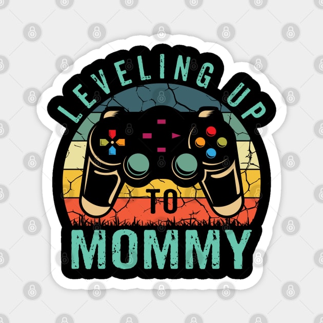 Gender Reveal Announcement Gamer Leveling Up To Mommy Funny Magnet by Sowrav