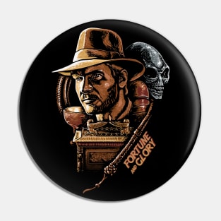 Fortune and glory Pin