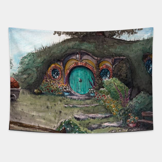 Bag End Tapestry by Haptica