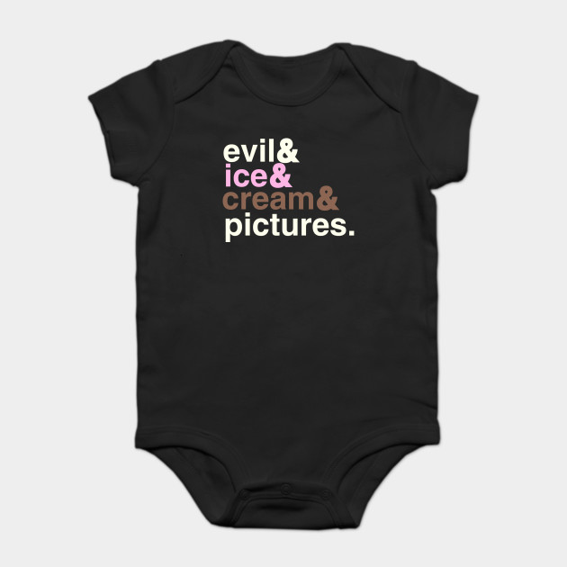 Evil Ice Cream Pictures Helvetica Shirt Helvetica Onesie Teepublic