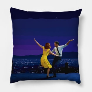 La La Land - Movie Poster - Damien Chazelle Pillow