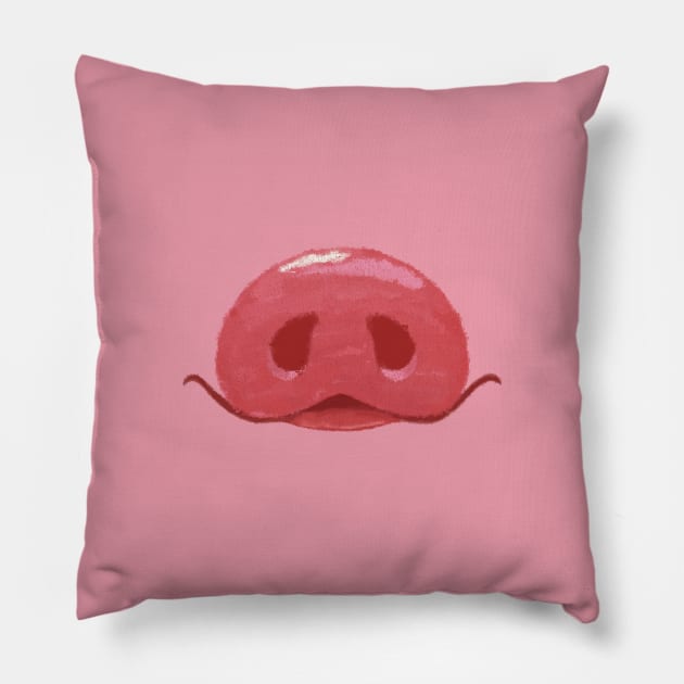 Pig's muzzle Pillow by Didier97