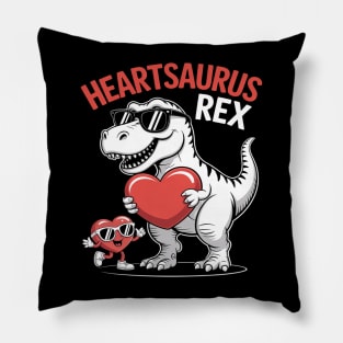 Heartsaurus Rex Dab Heart Dino Pillow