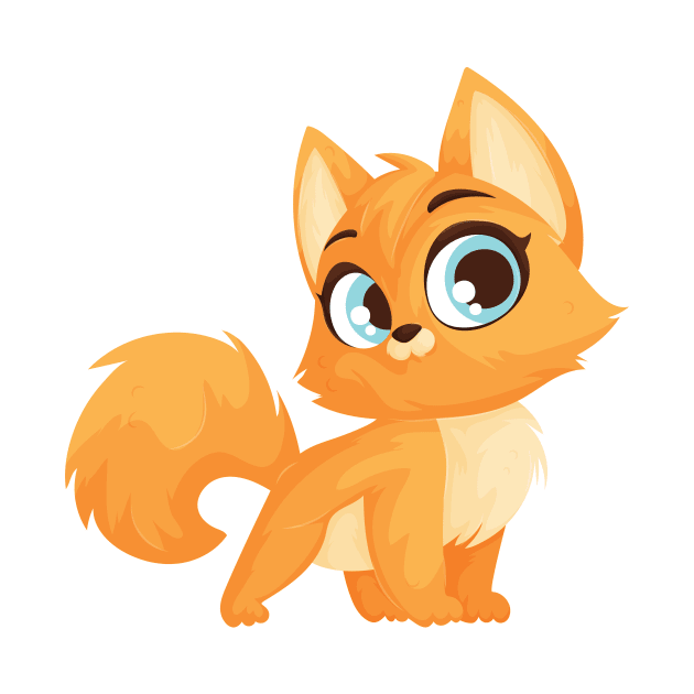 Adorable Fluffy Orange Kitten by Javvani