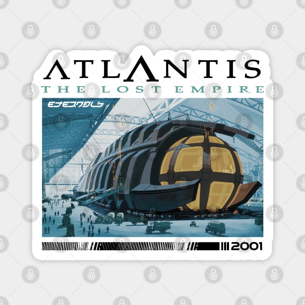 Atlantis - The lost empire I WHITE TEE Magnet by ETERNALS CLOTHING