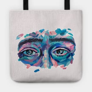 Sad and crying eyes. Tote