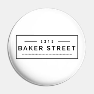 221B Baker Street Tee Pin