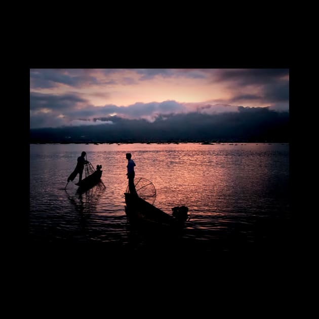 Fishermen of Inle Lake by Memories4you