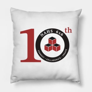 6x6 10th Anniversary Pillow