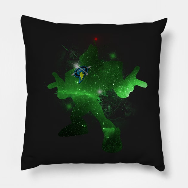 Hero of the Galaxy (Version 2) Pillow by Manoss