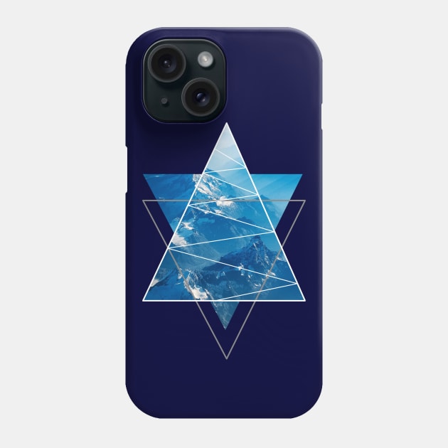 Mountain Blue Star Phone Case by Bluepress