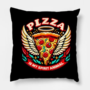 My Pizza Is my Spirit Animal Funny pizza lover Pillow