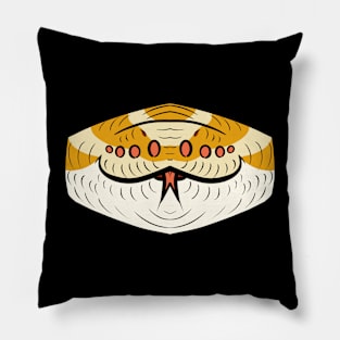 Albino Ball Python Mask Pillow